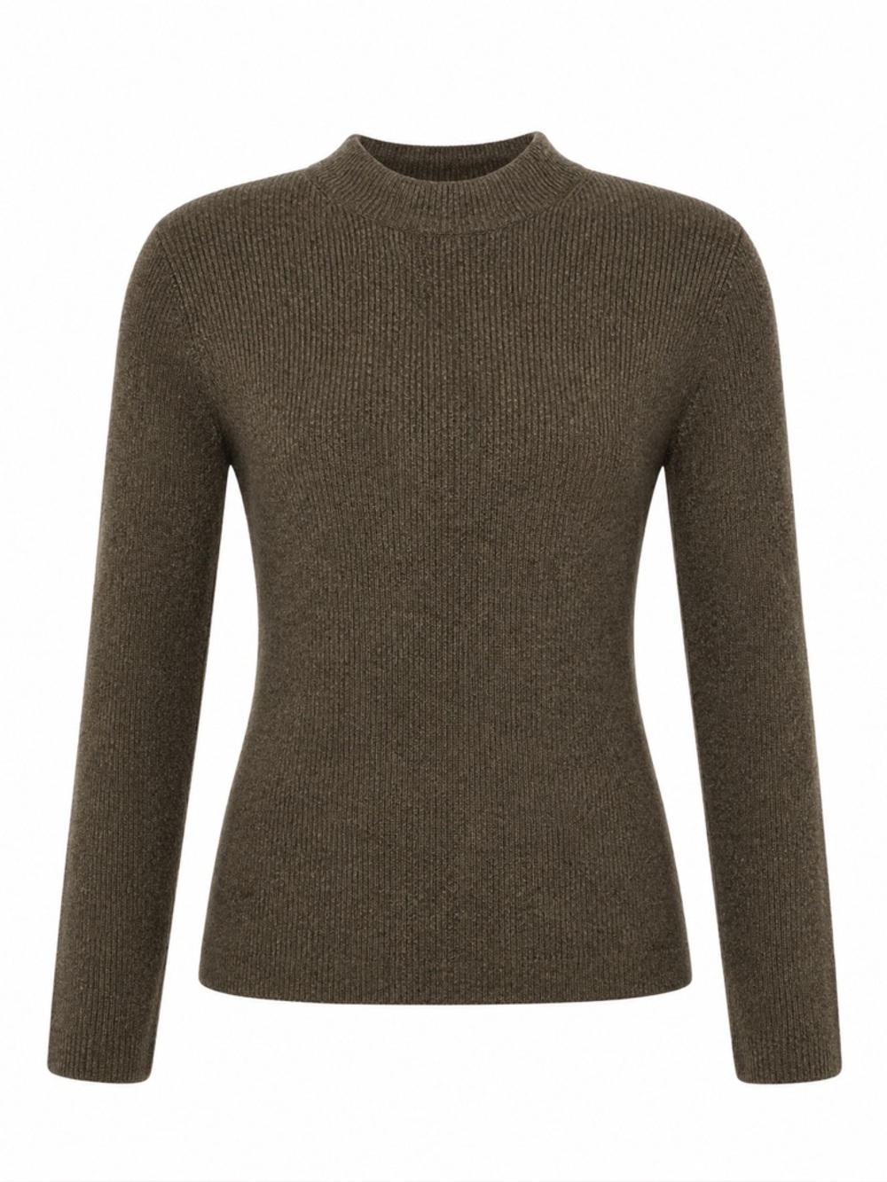 Vintage Musera Women’s Wool Pullover Sweater Brown Size M Long Sleeve